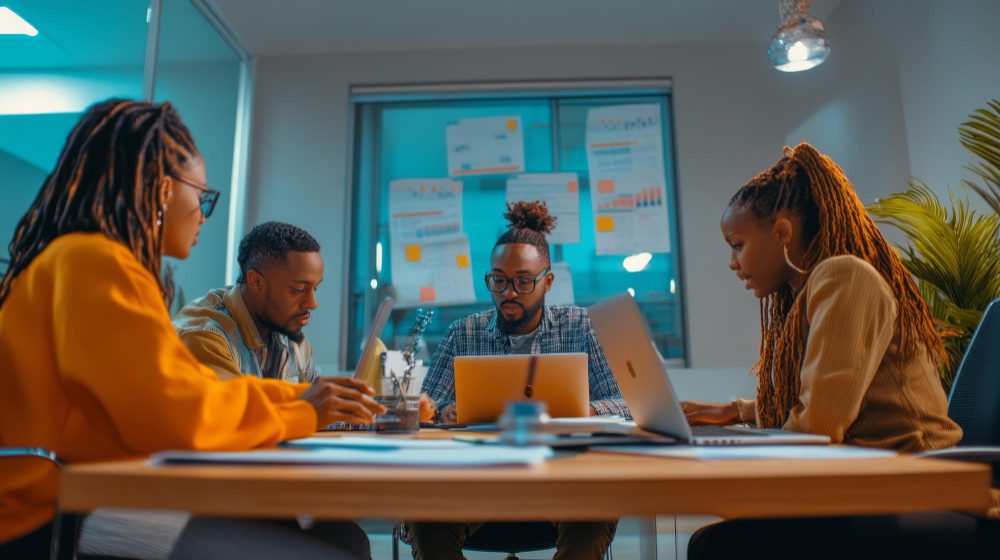 Team at work